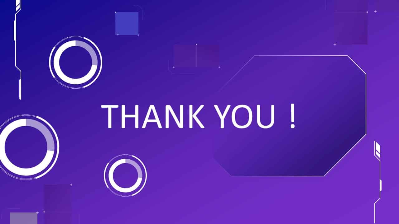 Thank you slide