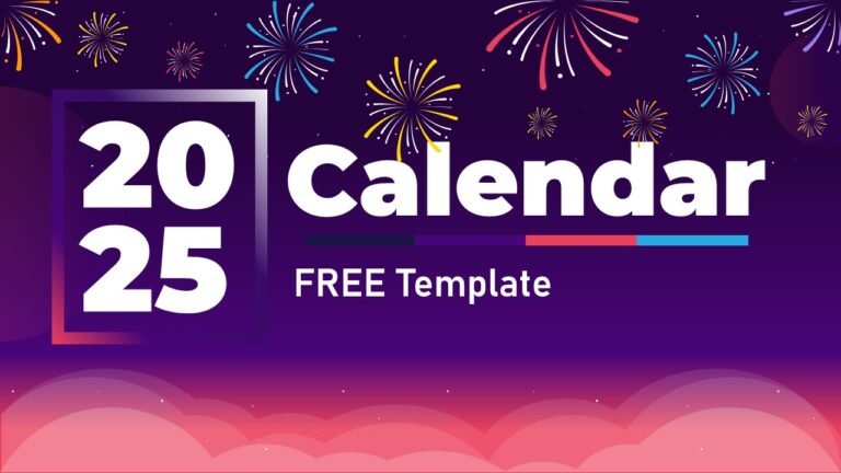 2025 Calendar PPT free Download FREE Powerpoint Design Templates