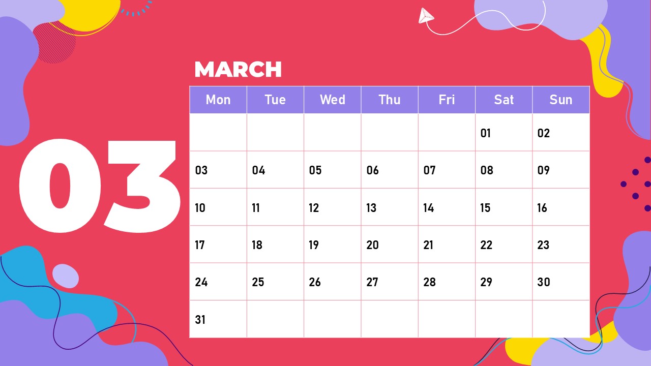 March 2025 calendar - 2025 March Calendar