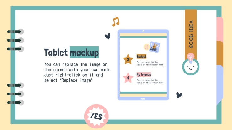 Cute Pastel Notebook