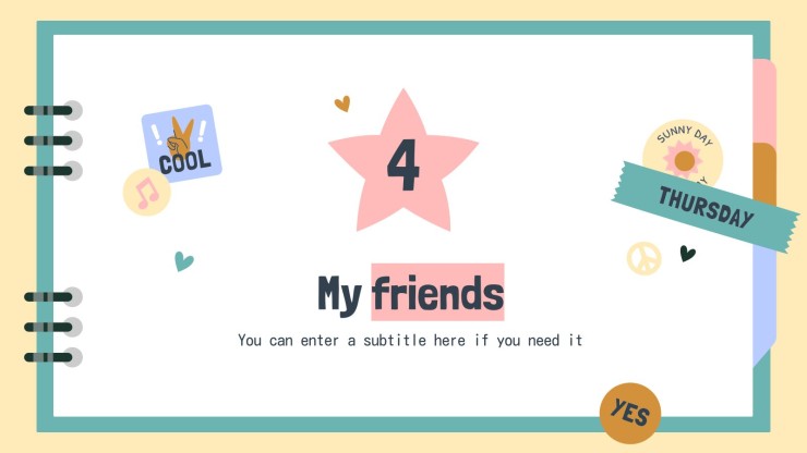 Cute Pastel Notebook